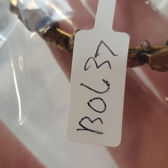 Vintage Bracelet Bangle Bracelets Victorian Slide On Bracelet Gold Vintage B0637 - Picture 4 of 4